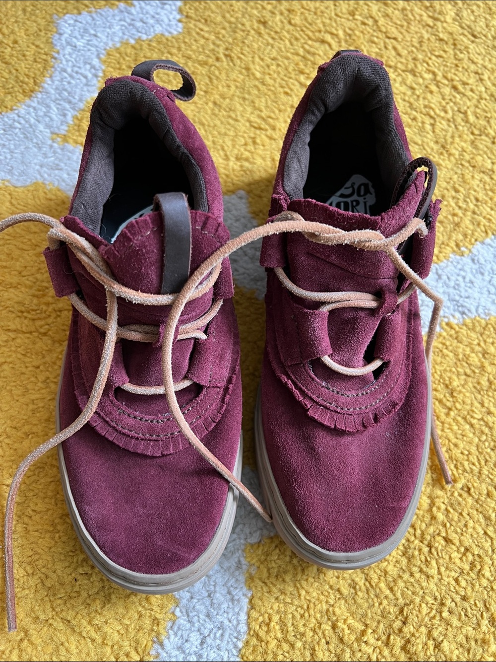 Satorisan suede Kiowa sneakers size 38
